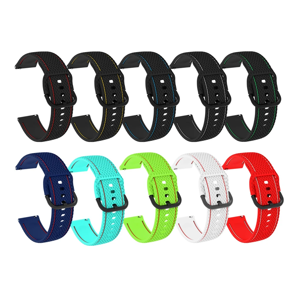 For Polar Unite / ignite 2 Smart Watch Band 20mm Sport Strap Soft Silicone Bracelet For Umidigi UFit / Uwatch 3 / GT Wristband