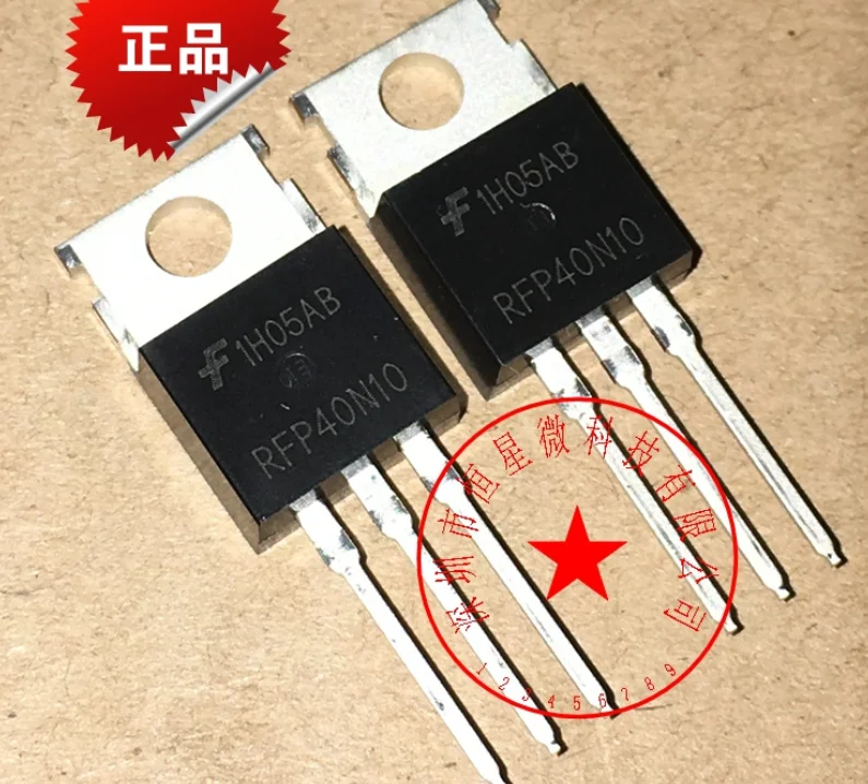 Mxy 10 piezas RFP40N10 TO-220 RFP40N10LE TO220 40N10 original auténtico
