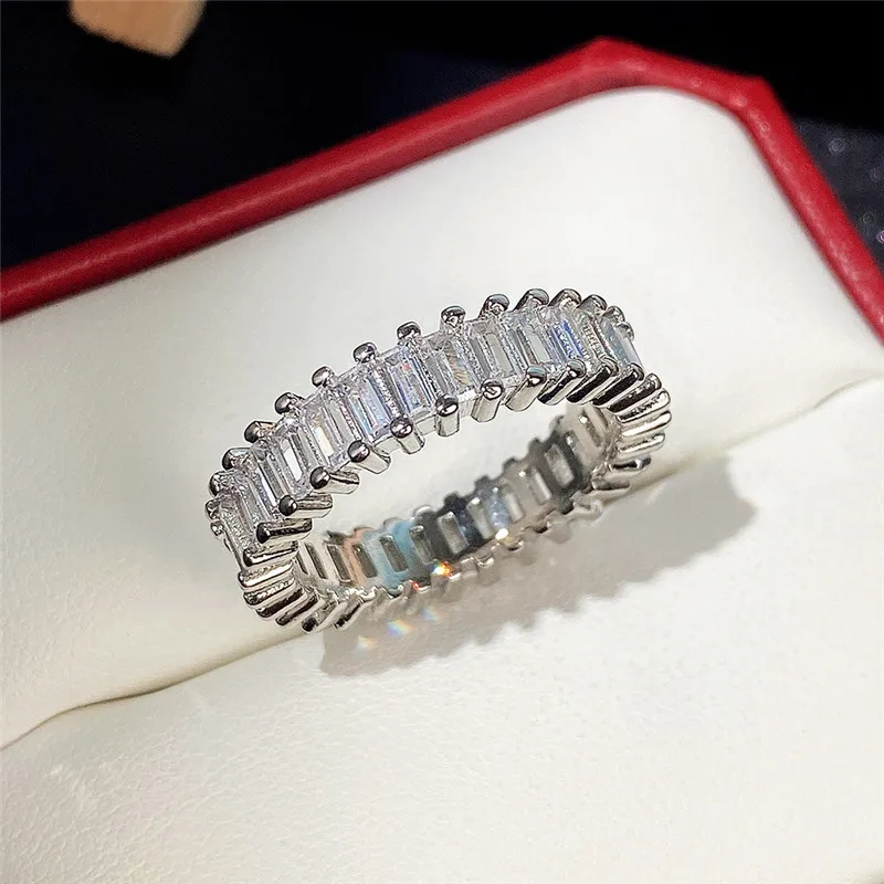 Women's Brilliant White Cubic Zirconia Statement Ring, Wedding