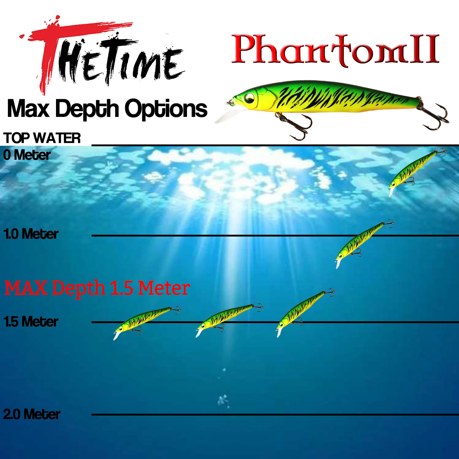 2022 New THETIME Brand PHANTOM2 110SP Suspend Wobbler Minnow Lure 110mm 19g Mid-Warer Artificial Bait For Pike Sea Bass Fishing