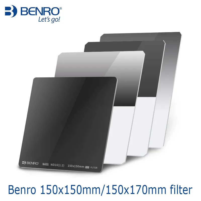 Benro 150mm Master soft reverse GND0.6 Gnd0.9 Gnd1.2 ND64 ND1000 Neutral Density Filter Gradient Gray Inverse Gradient Glass