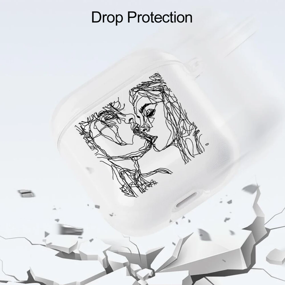 Wholesale Cover For airpods 2 1 Cases Silicone Cover For airpods 3 2021 PRO Cute Earphone Soft Clear Headphone Protective Case