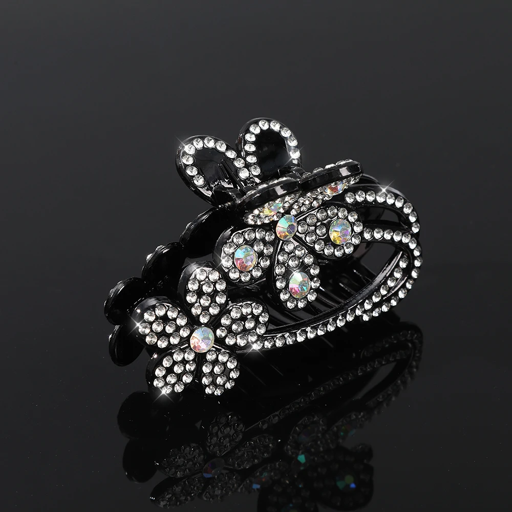 Haimeikang Rhinestone Hair Clip Barrette Crab Clips For Thick Hair Women New Headwear Girls Ponytail Holder Hair Accessories