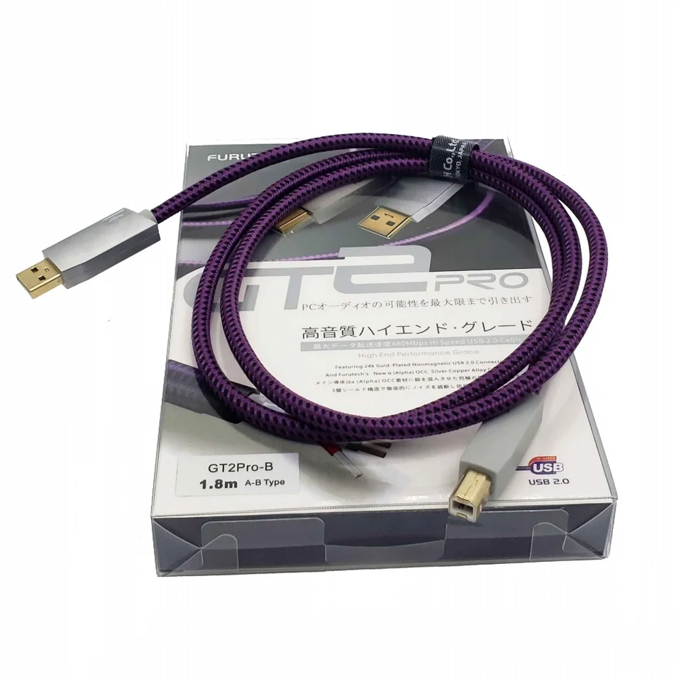 ハイエンドfurutech GT2Pro-BオーディオグレードusbケーブルA-Bタイプ