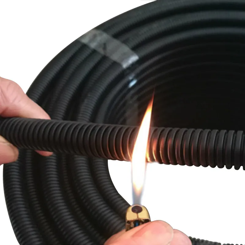 1M Waterproof Plastic coated metal hose diameter 6mm-50mm Threaded corrugated pipe wire harness casing for Cable line protecter