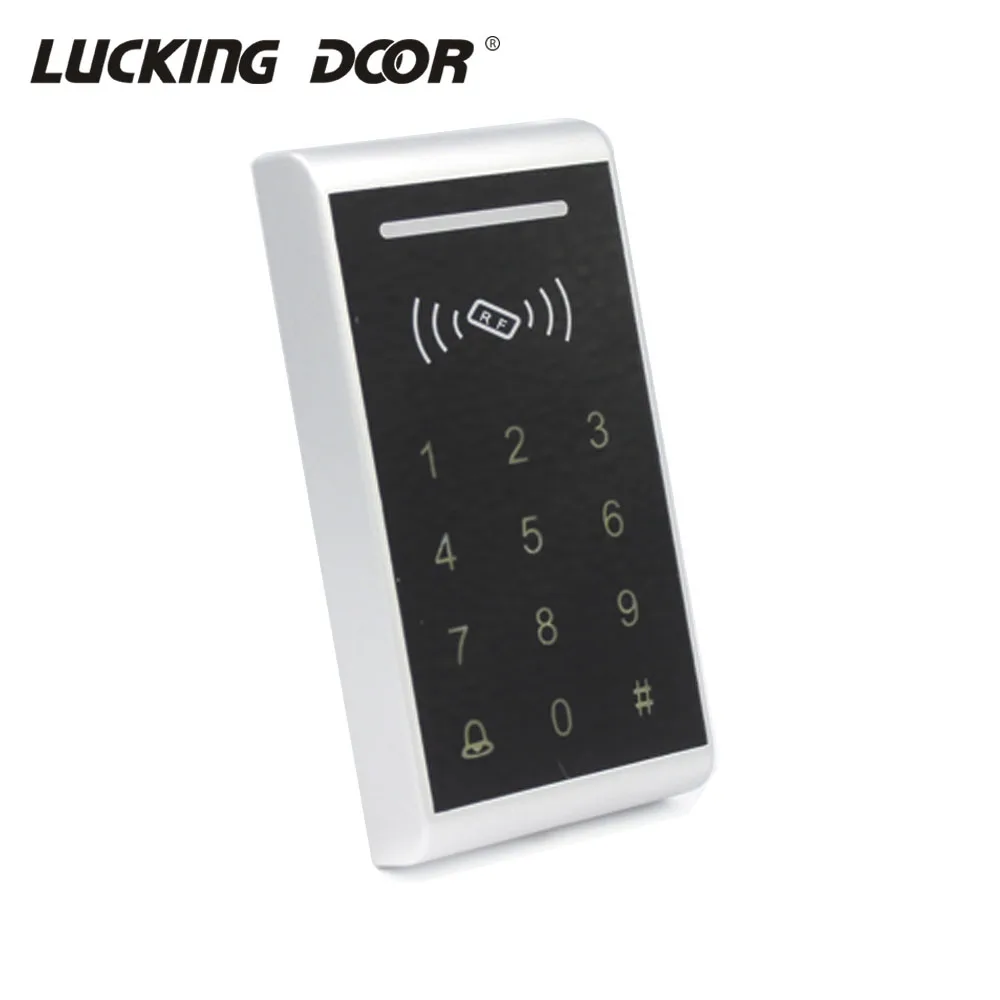 

Backlight Touch 125khz RFID Card Access Control keypad EM Card Reader Door Lock opener wiegand 26 input Proximity Card Reader