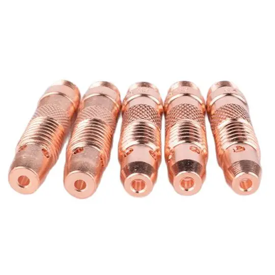 5PCS Tig Collet Body 10N30 10N31 10N32 10N28 Fit WP SR 17/18/26 Welding Torch