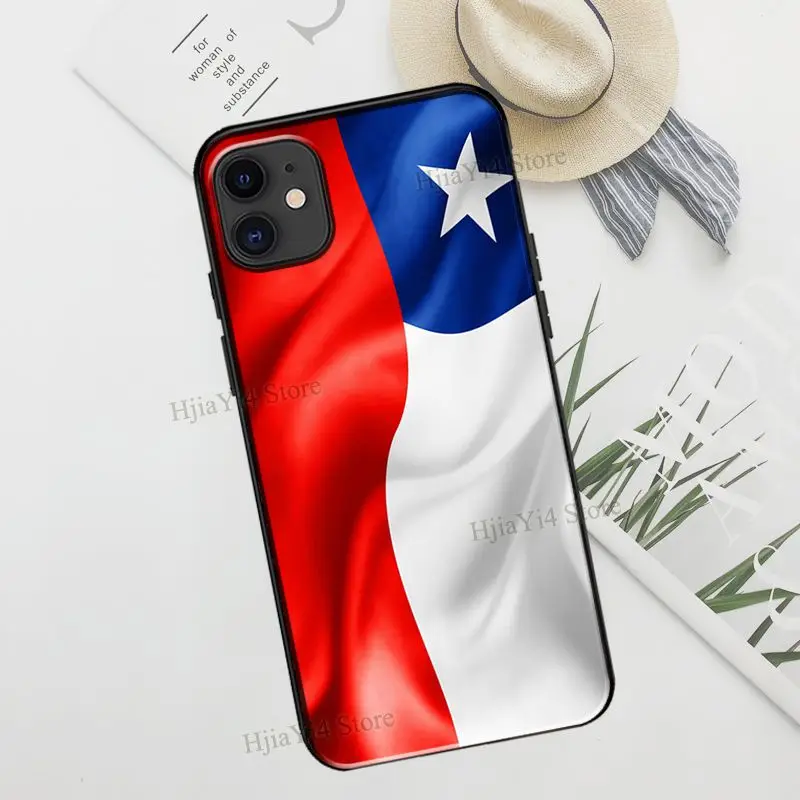 Chile Flag Case For iPhone 11 14 13 Pro Max SE 2020 6S 8 7 Plus X XR XS Max 12 Pro Max mini Phone Cover