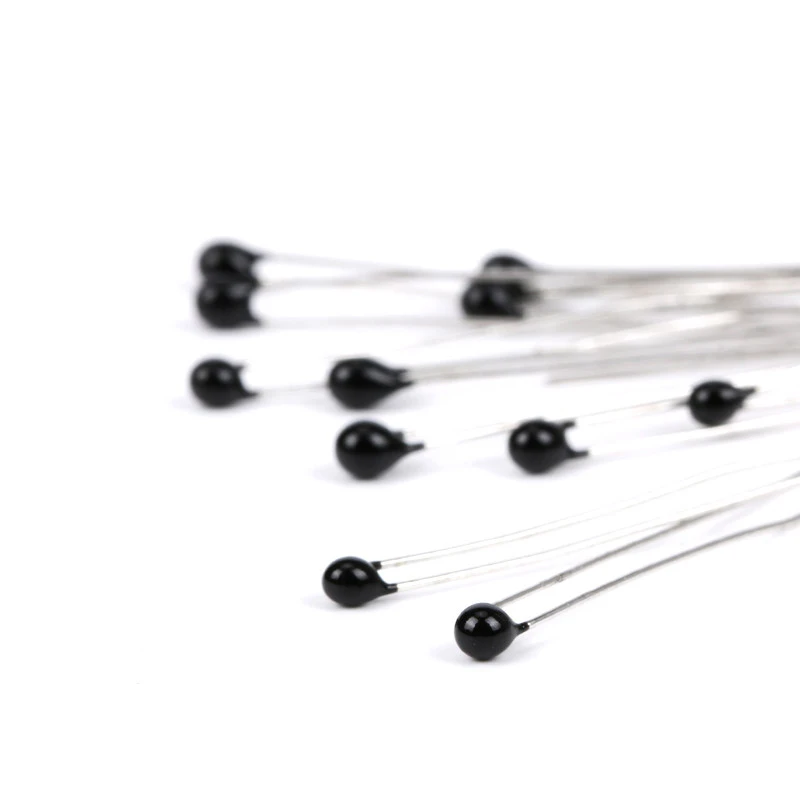 50 Stück NTC-Thermistor Thermowiderstand MF52 NTC-MF52-1033435 10K Ohm R 103 3435 B Wert 1 % Thermowiderstand Temperatursensor – Detail 1