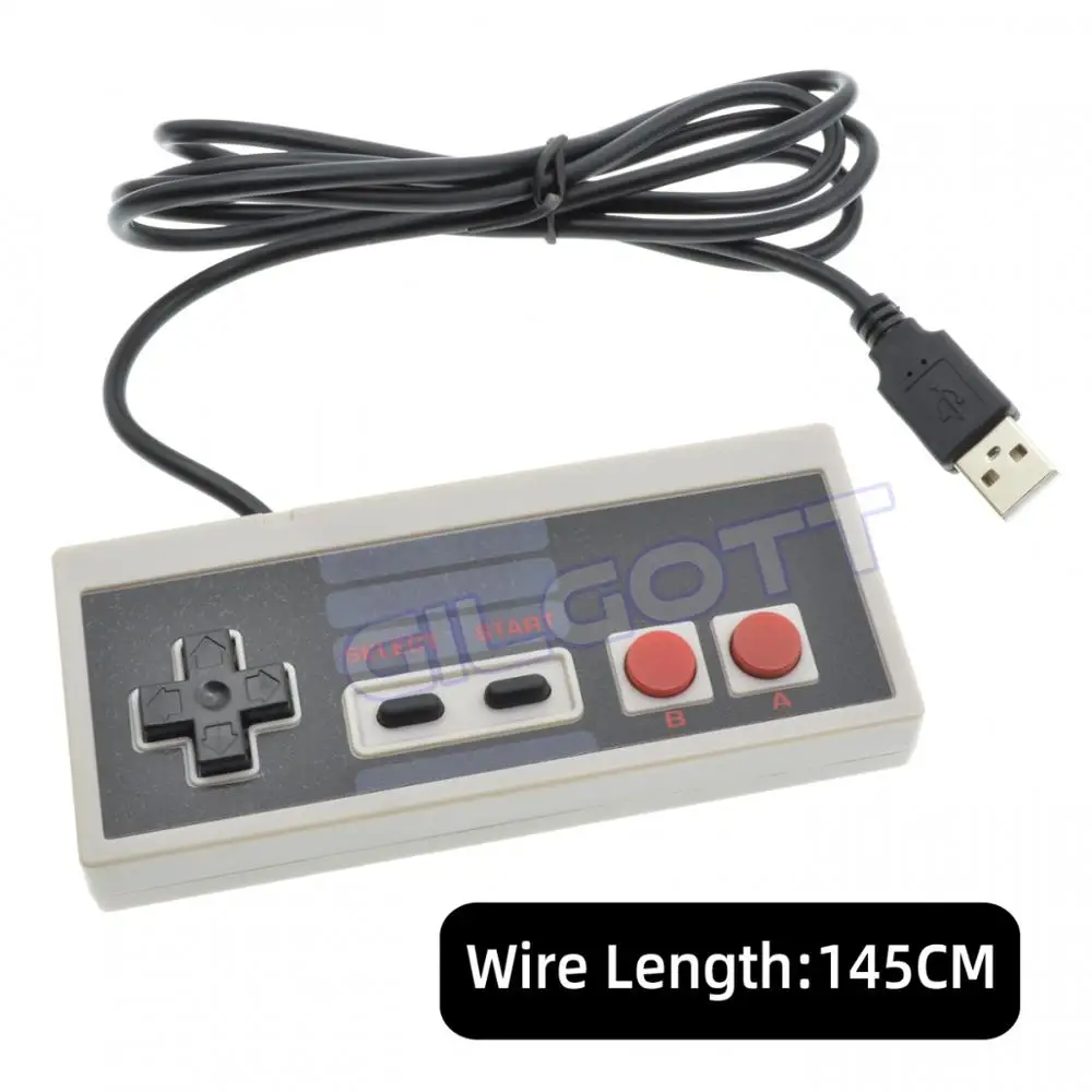 for NES USB PC Controller Computer Video Games Handle Retro USB Wired Gamepad for NES Joystick Controller Manette