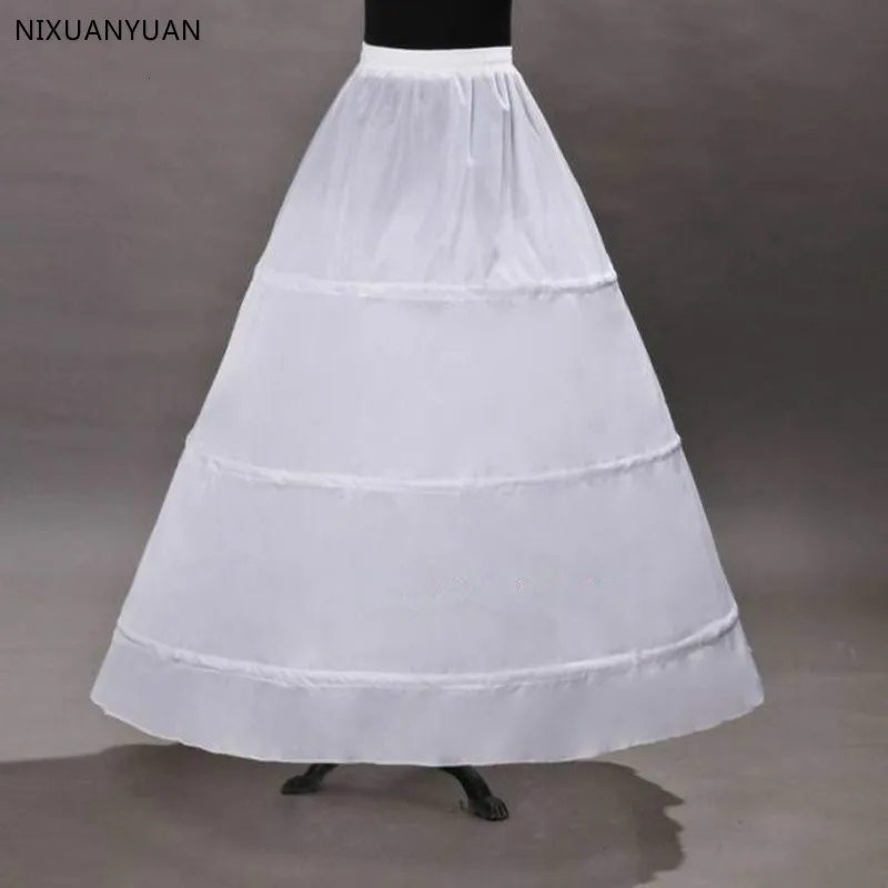 Wholesale Wedding Petticoat Vintage with 3 Hoops Ball Gown Petticoat for Vintage Bustle Aupport Hoop Skirt