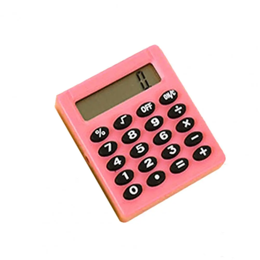 Mini Calculator Pocket Size Digit Display Portable Handheld Desktop Calculator Student Gift 2021