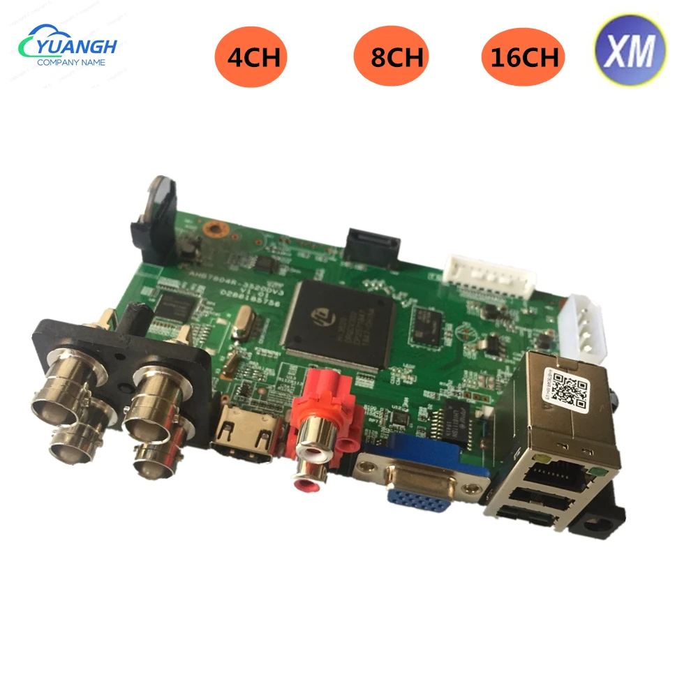 CCTV AHD DVR Recorder Board 4CH 8CH 16CH 5M-N Digital Video Recorder For 5MP AHD/CVI/TVI/CVI/IP Camera