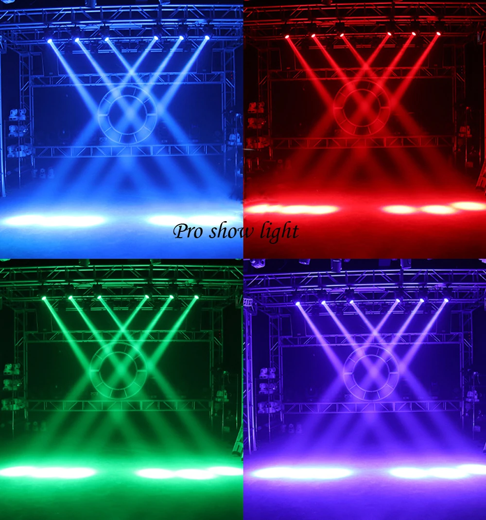 Lyre Beam Hybrid Moving Head 60W Dj Lights With RGBW 4IN1 LED DMX Control Beam Lights For Disco Parties Christmas Disco Lighting