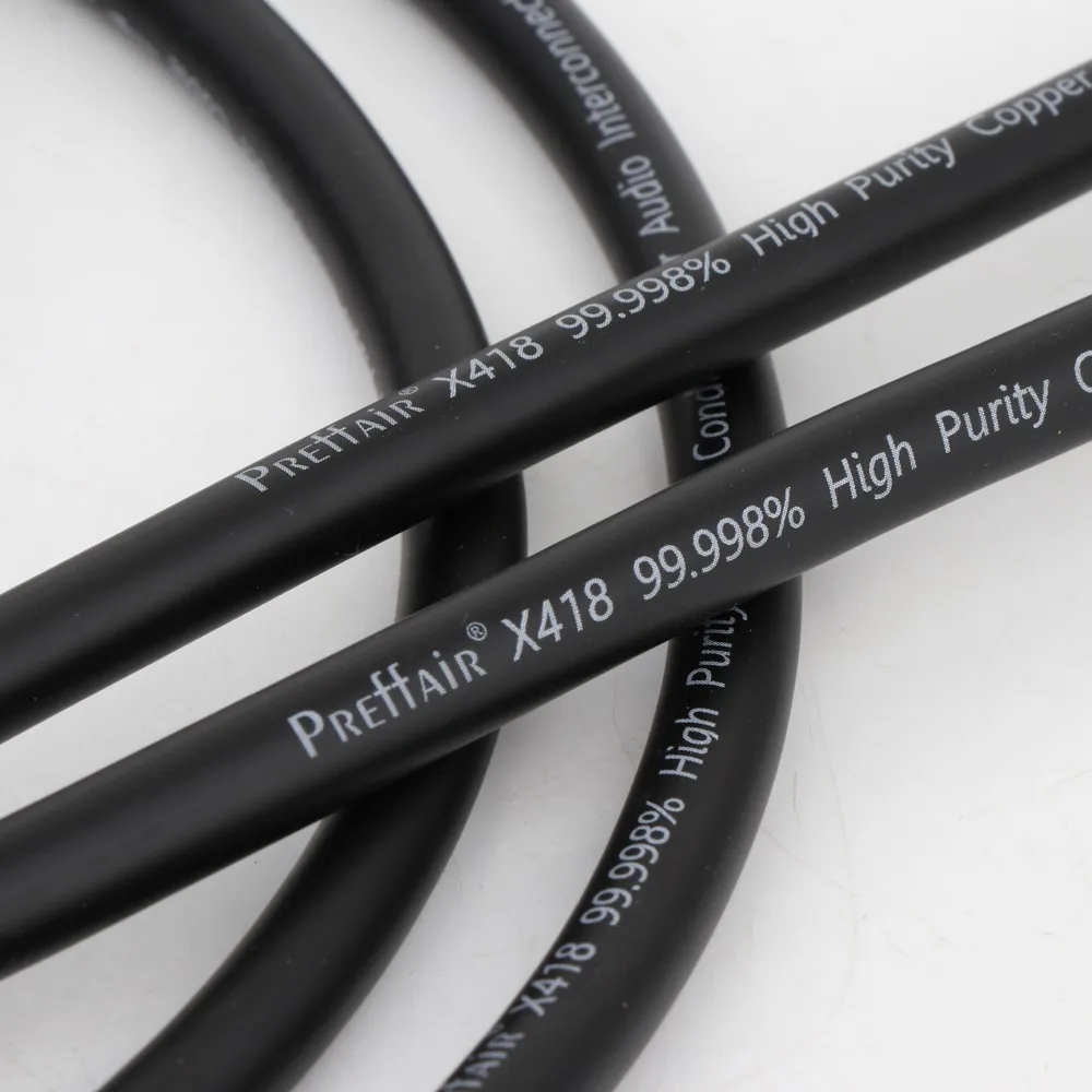 Preffair X418 OCC Copper Cable Gold Plated 3 Pins XLR Balanced Plug Audio Cable Cross Amplifier CD DVD player XLR interconnect
