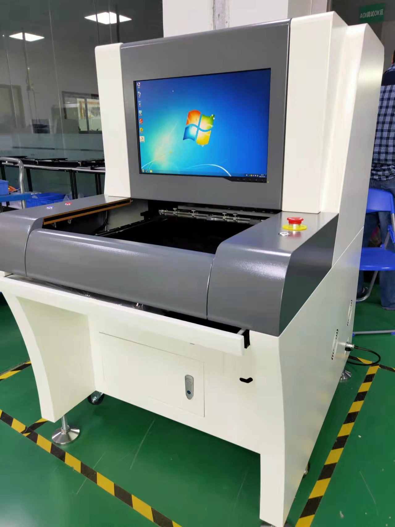 Factory New Production Line YX680D SMT AOI Machine Offline Automatic Optical Inspection System