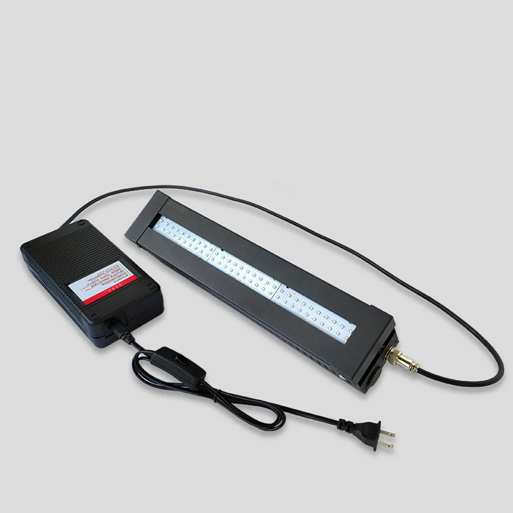 High Power LED UV Curing Lamp 365nm/395nm/405nm Black Light for Oil Ink Glass Paint Silk Screen Printing Machine