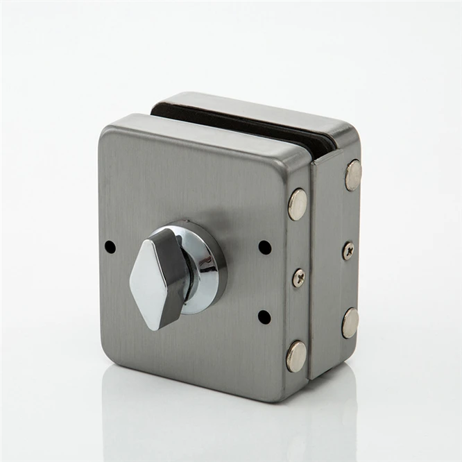 Imagem -06 - Vidro Door Lock Double Sides Open no Drilling Gate Lock Não-apertured Security Lock 1012 mm Aço Inoxidável