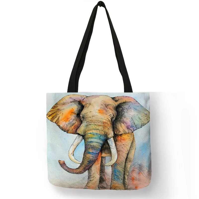 Bella Mandala elefante indiano stampa borse da donna Tote Bag borse Shopper di grande capacità per ragazze Dropship all\'ingrosso