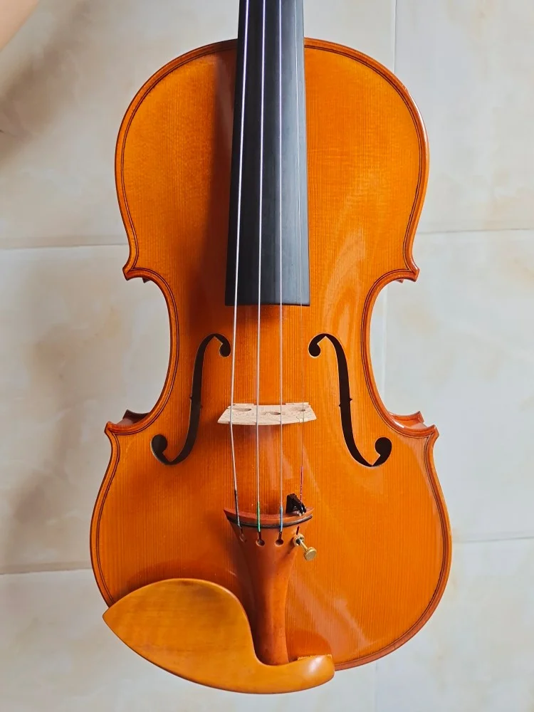 100% hand painted ! A Great Stradivari Style 4/4 Violin! Master Tone! free case bow rosin violino accessories