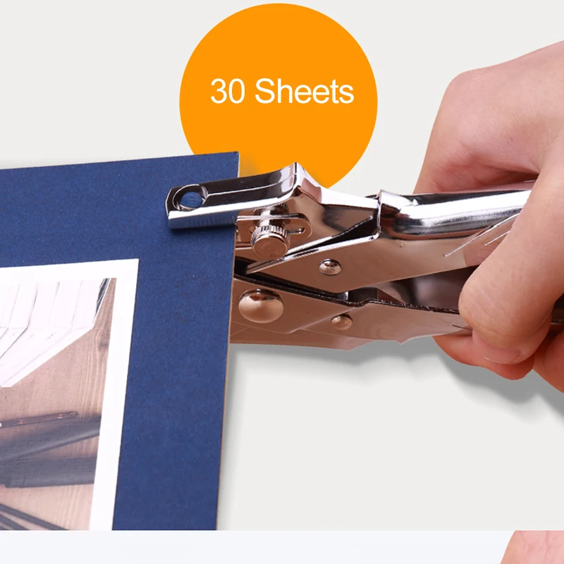 Di Fissaggio in metallo di Carta Punzoni Macchina con Occhiello Tag Pugno Taglierina di Carta del Mestiere di Perforatrici Scrapbooking Forniture di Rilegatura