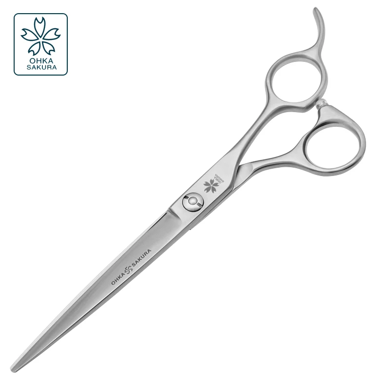 Professional Pet Comprehensive Direct Shear 7.0 7.5 Inch Selected 440C Teddy Bear Dog Beauty Scissors Dog Hair Finishing