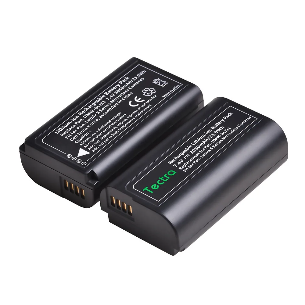 

3050mAh DMW-BLJ31 Battery for Panasonic LUMIX S1, S1R, S1H Mirrorless Cameras DMWBLJ31 Battery