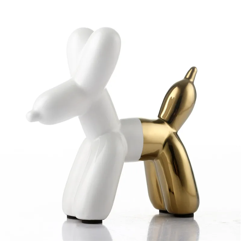 

Balloon Dog Light Luxury Gold Decoration Modern Simple Women's Clothing Coffee Shop Decoration