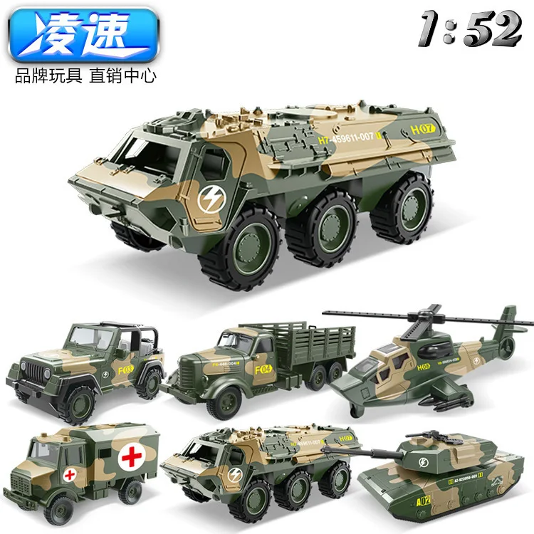 Alloy pull back car engineering car model garbage truck dump truck bulldozer mixing military suit children\'s toys M20