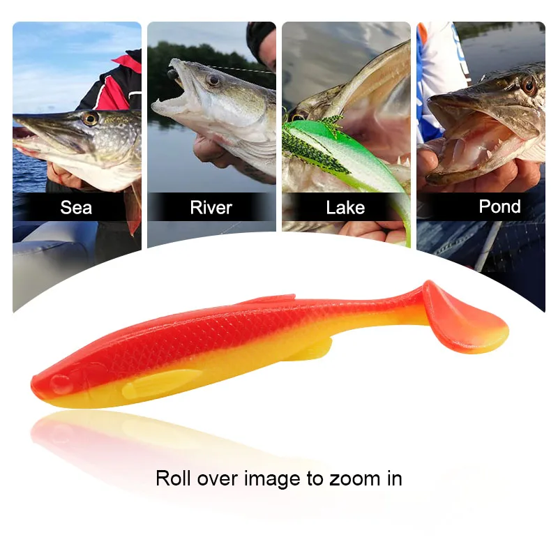 KESFISHING Swimbait con cola de paleta - señuelo blando artificial - imagen 3