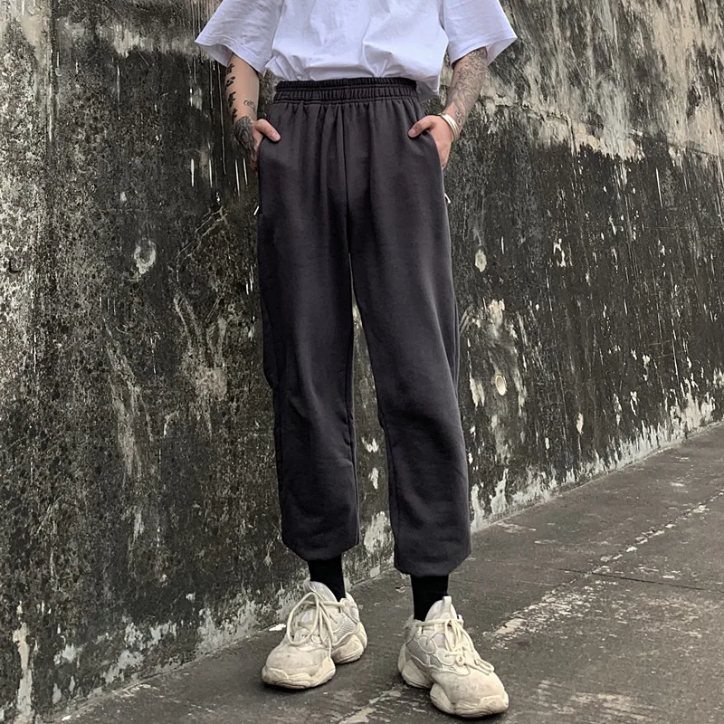 2021 Season 6 Pants Men Women 1:1 High Quality Solid Kanye West Sweatpants Terry Cotton Season 6 Trousers Zipper Pocket Joggers