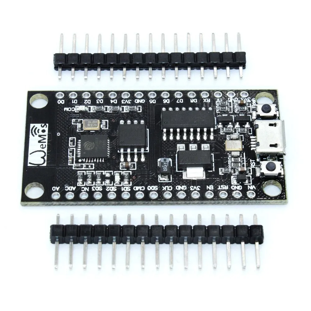 Modul nirkabel Nodemcu V3 V2 ESP32 D1mini Lua Wifi papan pengembangan ESP8266 dengan antena PCB dan Port USB ESP-12E CP2102 CH340