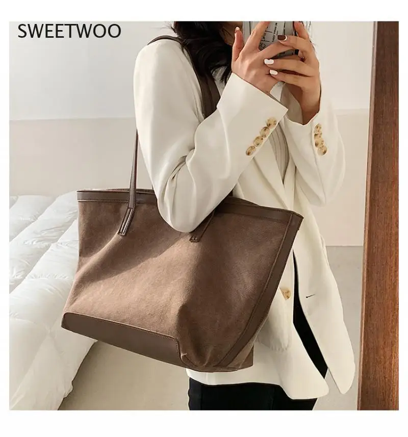 New Fashion Canvas Tote Bag 2021 Large Capacity Simple Foreign Style Big Brand Shoulder Bag Shopper Spring Summer Women\'s Bag