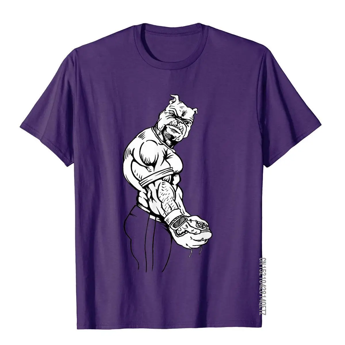 Boxer Bulldog Gift For Boxing Fan Cartoon Graphic Tee Shirts Prevalent Men T Shirt Fitness Tops Shirts Cotton Printed On