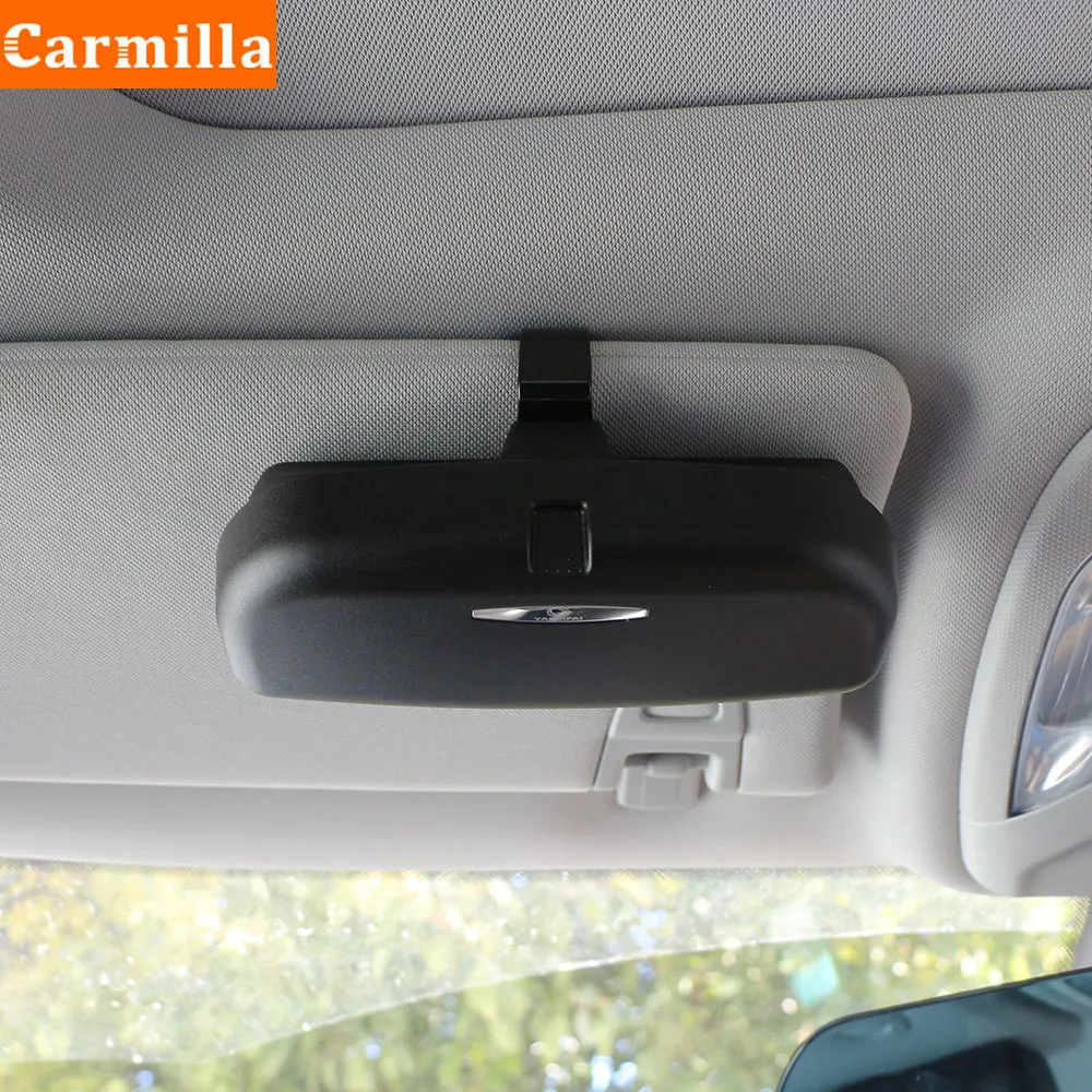 Carmilla Car Glasses Storage Holder Case for Ford Fiesta Ecosport Focus Active Kuga Escape Mondeo Everest Ranger F-150 Fusion