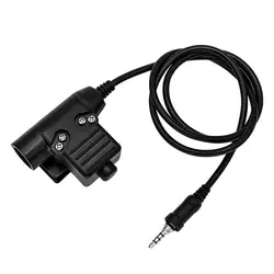 Yaesu Vertex U94 Ptt Tactical Headset Adapter Stecker für Yaesu Vertex VX-6R VX-7R VX6R VX7R FT-270 VX-127 VX-170 walkie Talkie