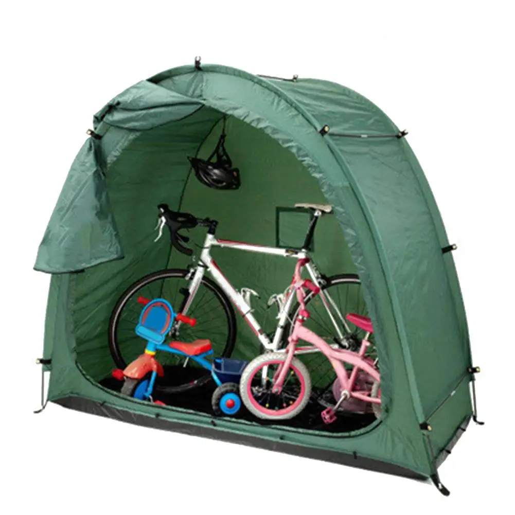 Bike Tent Bike Storage Shed 190T Bicycle Storage Shed With Window Design For Outdoors Camping Outdoor Storage Shed Tent