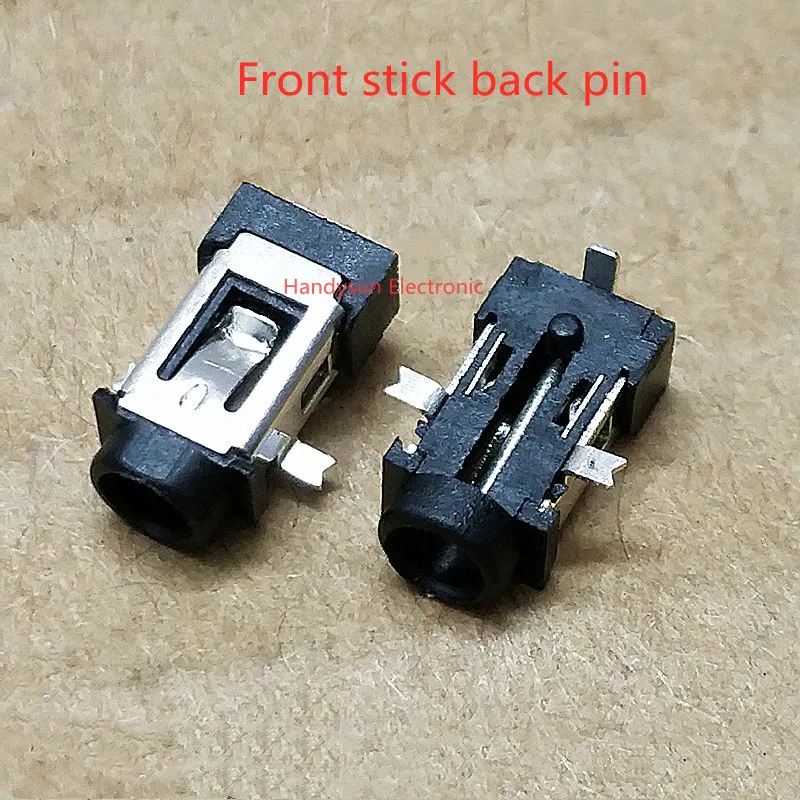 DC-055 تيار مستمر مقبس الطاقة قاعدة الإناث 2.5x0.7 مللي متر الأساسية 3Pin كامل آخر أو الجبهة آخر شاحن كمبيوتر واجهة لوحة جبل موصل