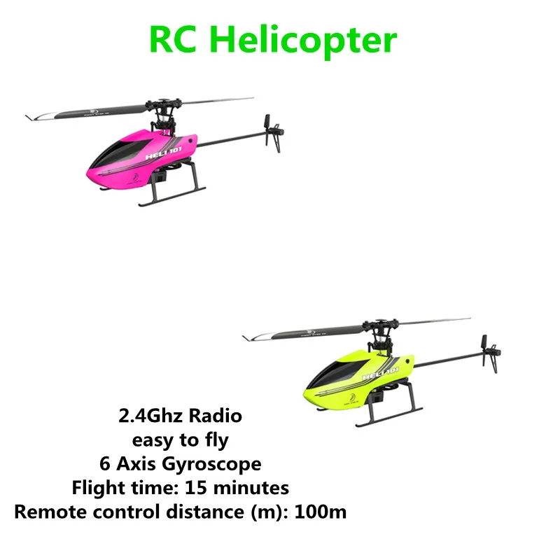 

New Upgraded Version 2.4Ghz Radio RC Helicopter RTF 4CH 6-Axis RC Distance 100m Outdoor Toys Helicopter Toy Airplane Model