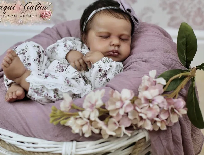 

NPK 20 Inch Reborn Doll Kit Loulou Limited Edition - Likelike Soft Touch French Color Kit for Doll Making