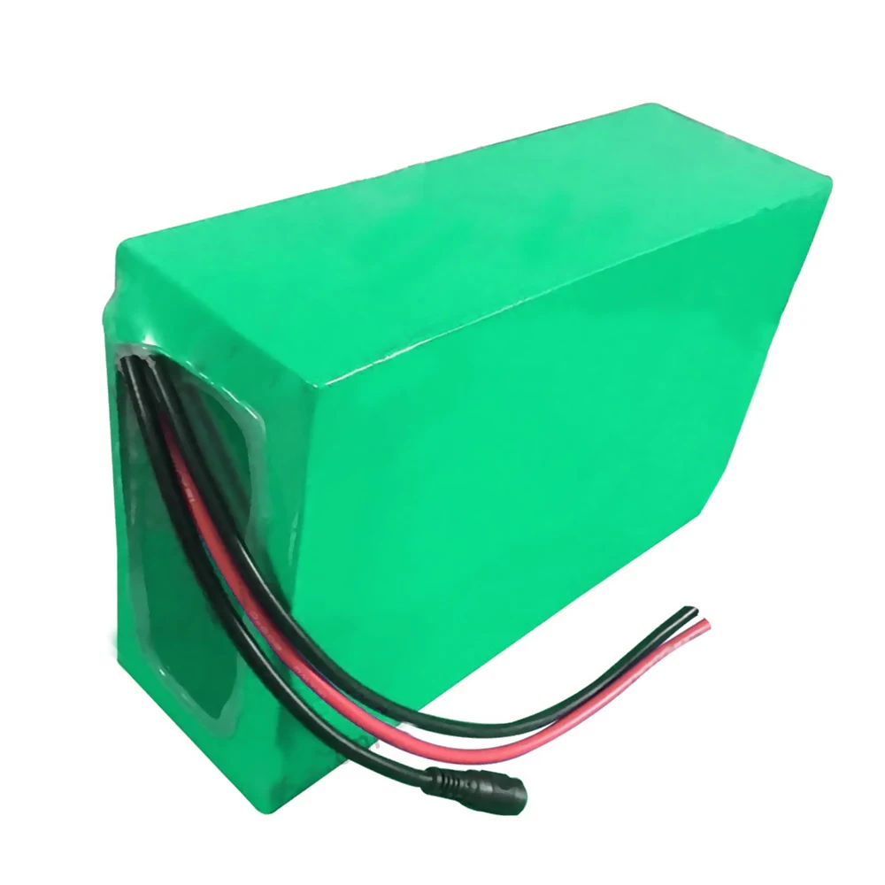 دراجة كهربائية مع شاحن ، بطارية ليثيوم أيون 18650 ، 48 فولت ، 27 أمبير ، 13S9P ، 255 × 175 × 70 مللي متر ، قبول التخصيص