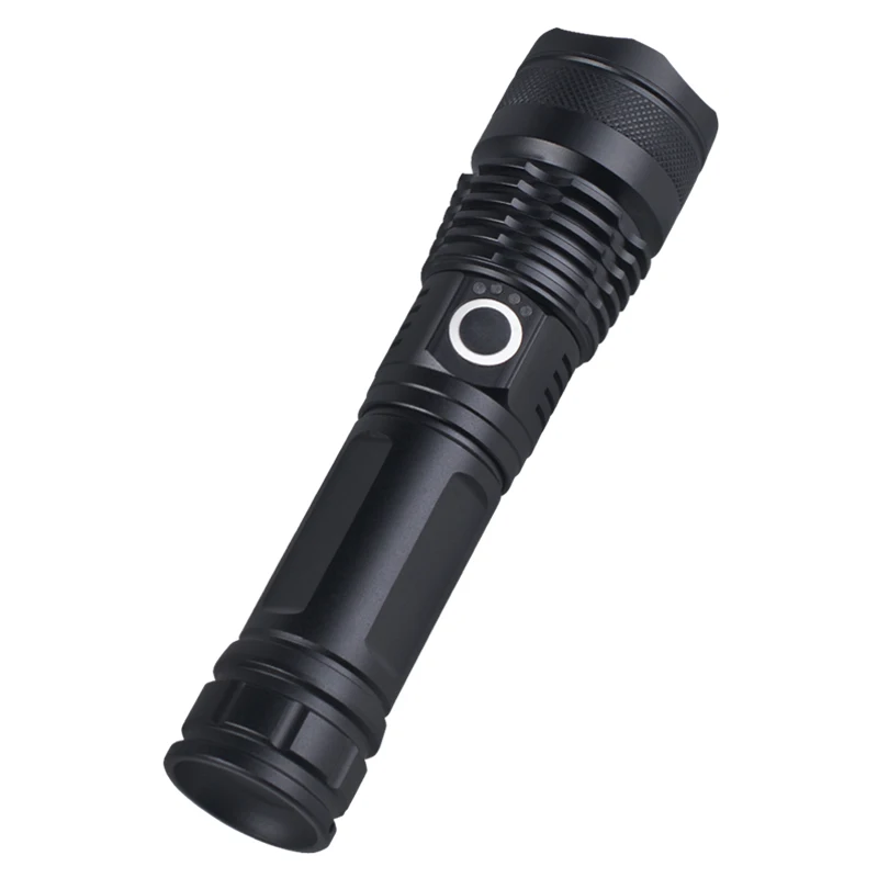 

Retractable Zoom Flashlight USB Rechargeable Aluminum Alloy LED Strong Light Long-Range Outdoor Super Bright Mini Flashlight