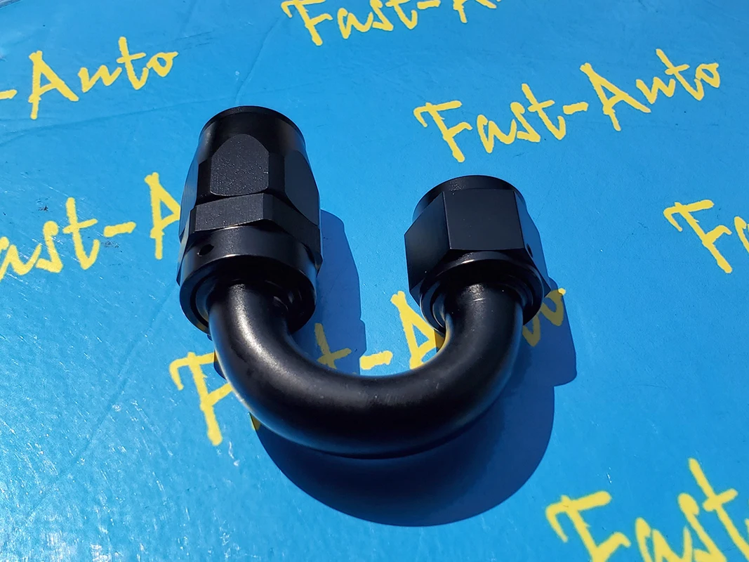 

9/16"-18unf thread 6an an6 an-6 180 degree 180degree Swivel Hose End fitting OIL COOLER kits ADAPTER SANDWICH for 044 fuel pump