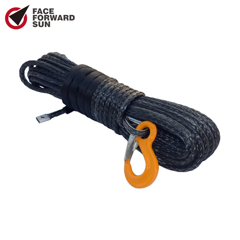 

Free Shipping 12mm*30m Black Winch Rope,Synthetic Rope,Spectra Winch Cable,Off Road Rope,Kevlar Rope