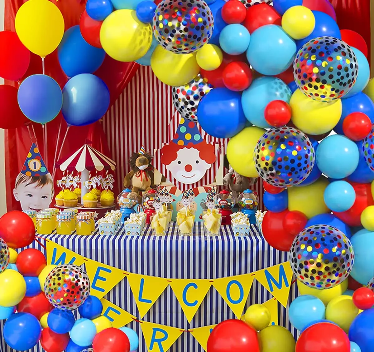 

82pcs Multicolor Latex Balloons Garland Arch Kit Carnival Party Supplies Favors Kids Birthday Party Baby Shower Boy Decorations