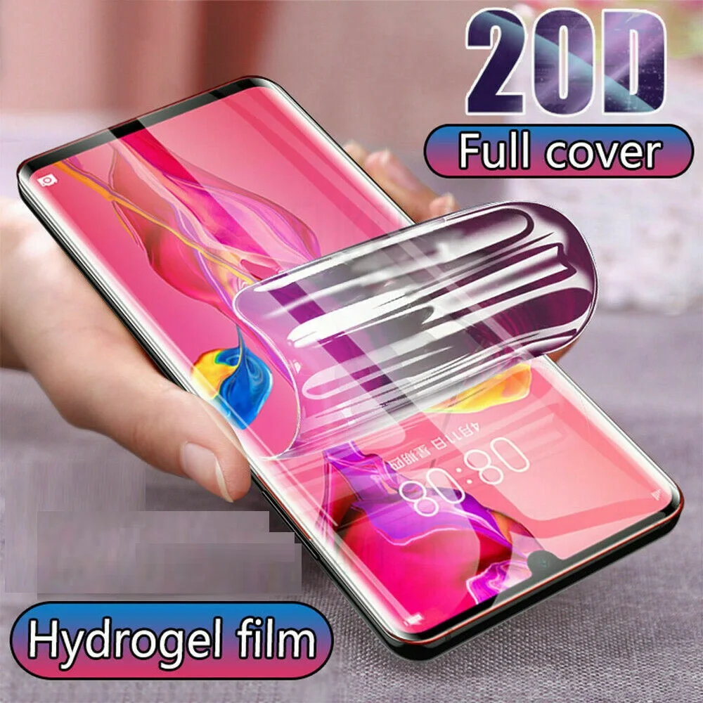 Hydrogel Film Screen Protector For Lenovo P1 P2 S1 Lite K8 Note Plus Protective Full Cover For Lenovo A536 A6010 Plus A7 2020