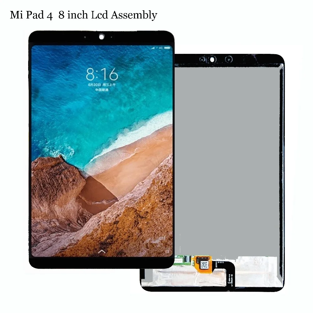 8” LCD For Xiaomi Mi Pad 4 MiPad4 Mipad 4 MIUI LCD Display With Touch Screen Digitizer Glass Full Assembly Tablet PC LCD