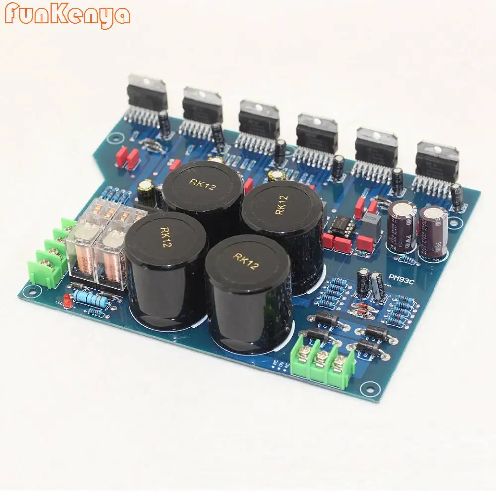 Assembled TDA7293 Three Parallel HIFI Firing Power Amplifier Board High Power At Pure Rear Level Based On LK140 Circuit