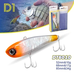 D1 Fishing Sinking VIB Balancers Lure 52mm/10g 68mm/17g 85mm/34g Luminous Body Winter Fishing For Bass Tuna Pecsa Tackle