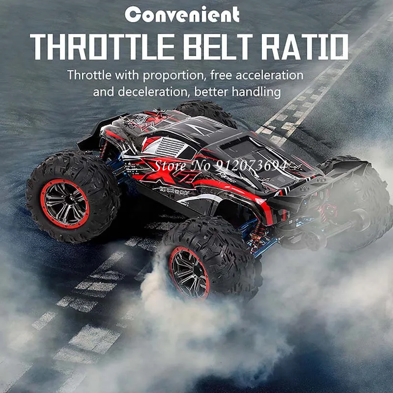 1:10 Professional Brushless 4WD RC Racing Drift Car 80 KM/H fuoristrada 2.3KG sterzo telaio in lega modello Buggy RC